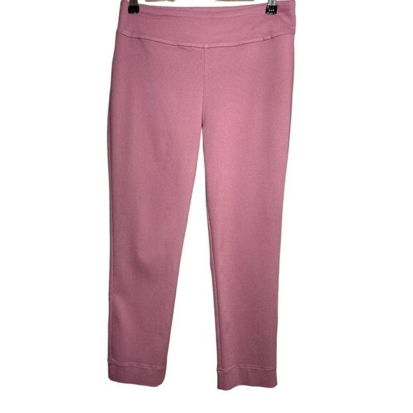 Lysse Pants - LYSSE Women’s High Waist Cropped Pants Pink/Purple Size Medium